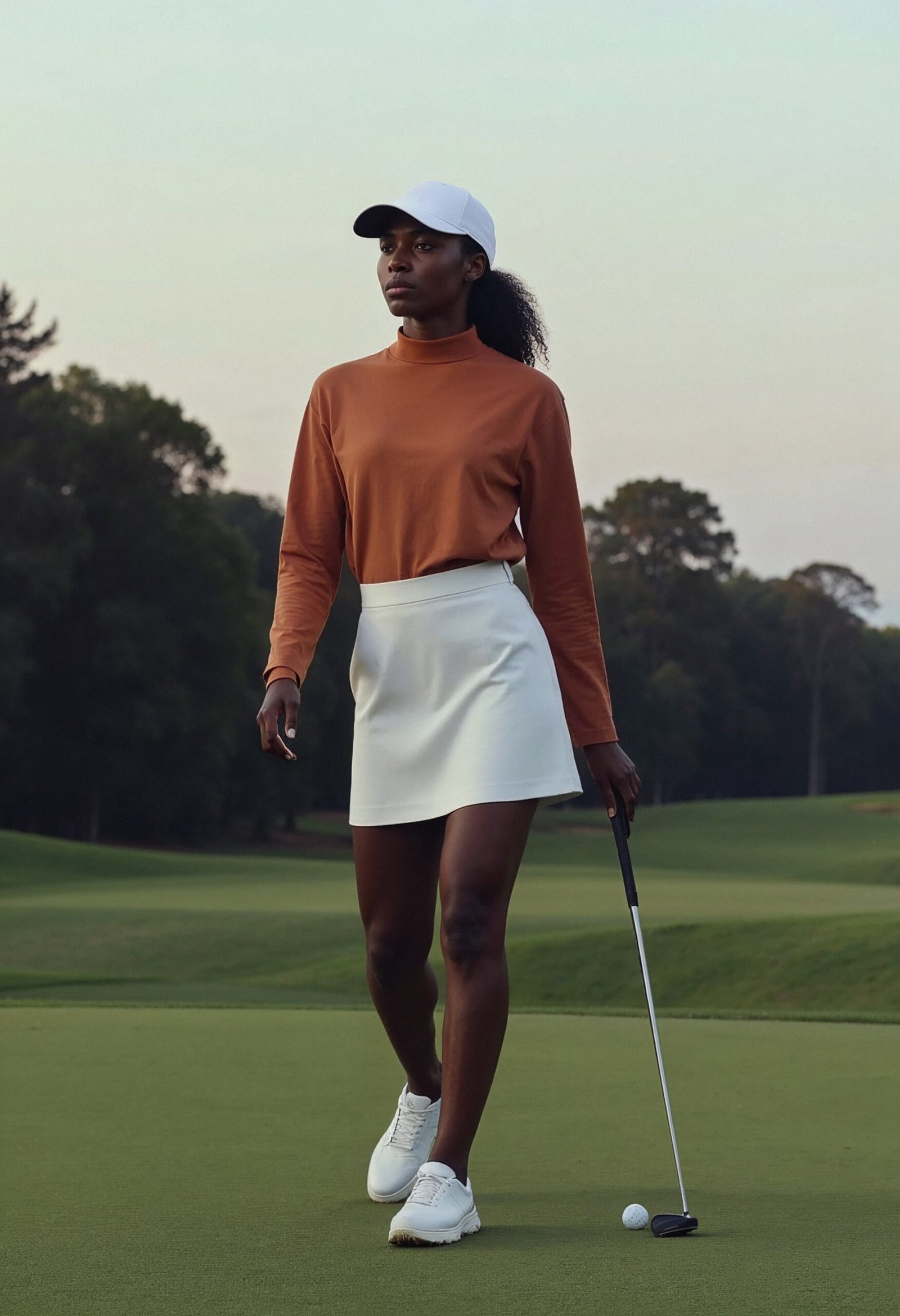 woman-playing-golf-green-course